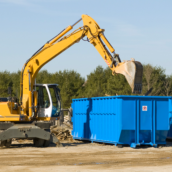 how many times can i have a residential dumpster rental emptied in Aldie Virginia